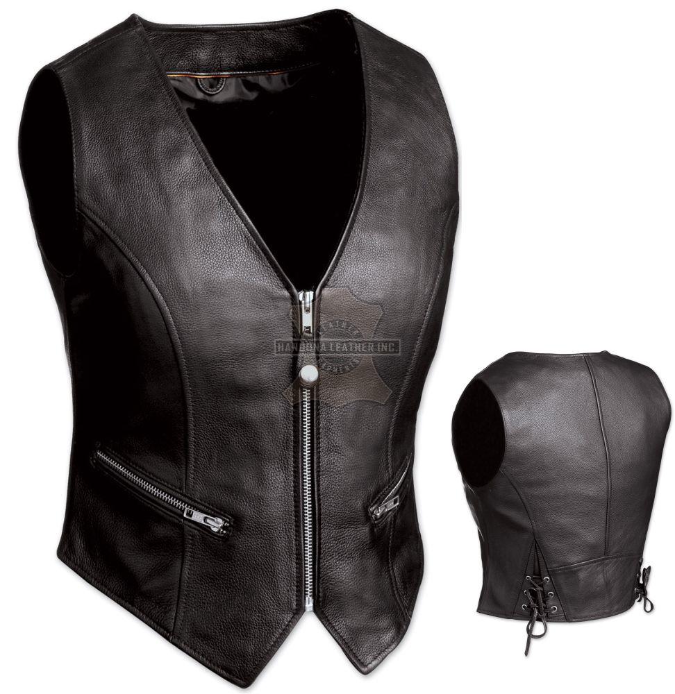 Women Leather Vest