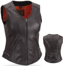 Women Leather Vest