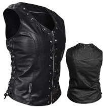 Women Leather Vest