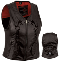 Women Leather Vest
